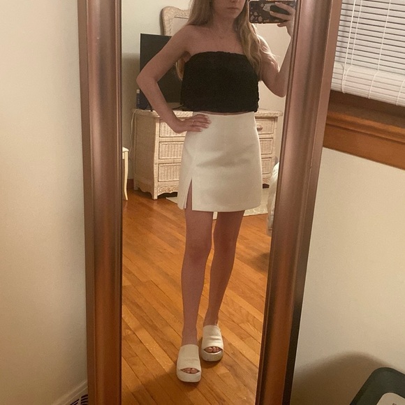 Angie Black Crochet Womens Crop Top - Picture 3 of 4